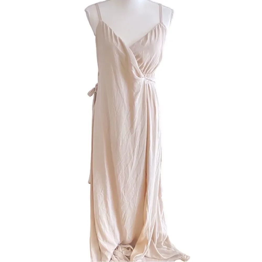 Show Me Your MuMu Wrap Gown Size Small - Picture 3 of 5